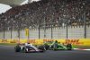 Valtteri Bottas, Kick Sauber F1 Team C44, battles with Nico Hulkenberg, Haas VF-24; 2024 Chinese Grand Prix, Formula One World Championship